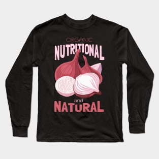 Vintage Onion Organic and Natural Long Sleeve T-Shirt